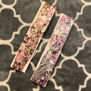 NEW set of 2 Floral Headbands